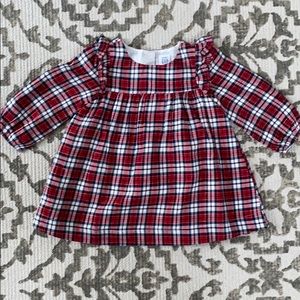 Red Plaid Toddler Dress